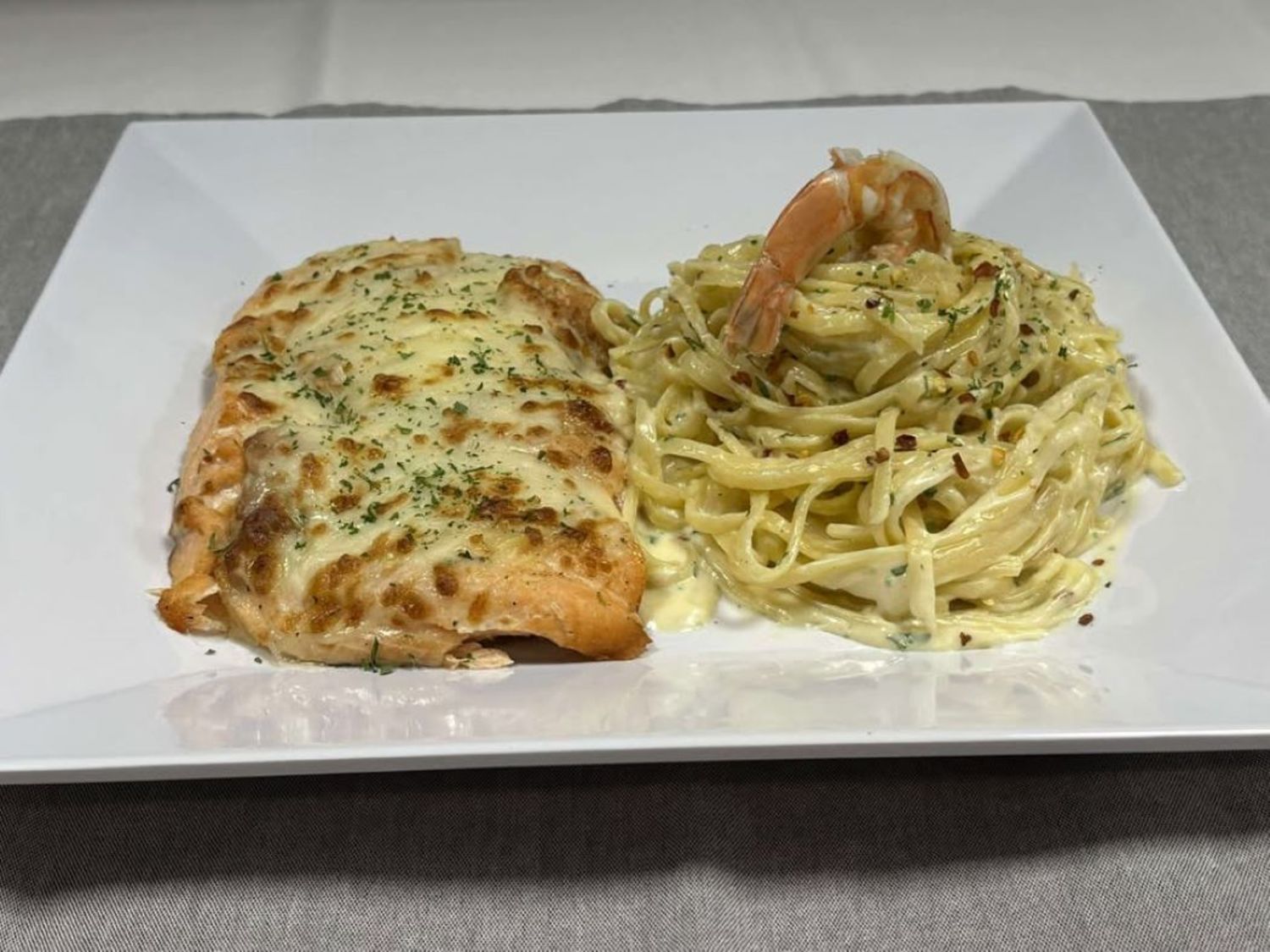 Creamy Salmon With Pasta